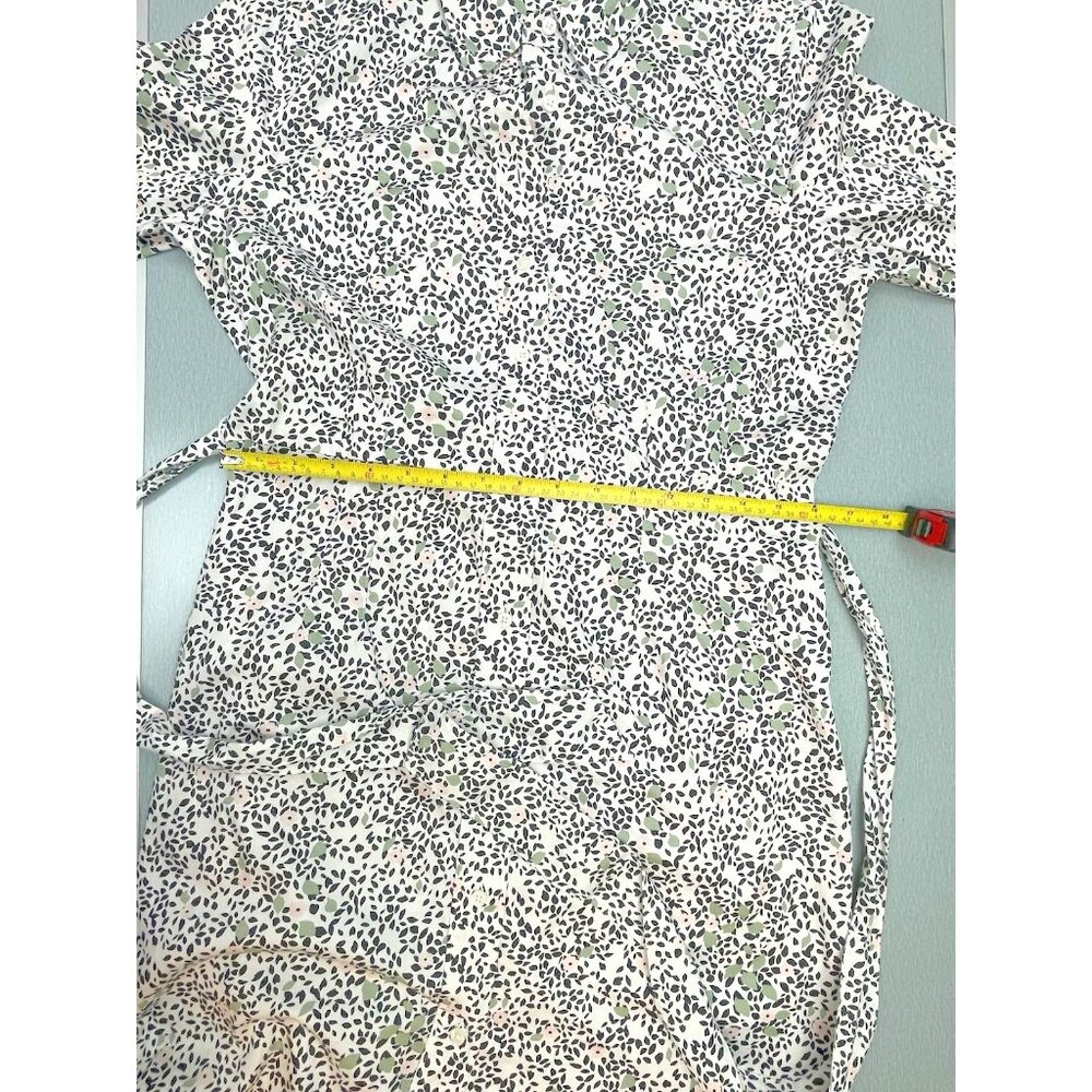 Untuckit Pheobe Tie Waist Midi Shirt Dress Size 10 Floral Long Sleeve - Picture 7 of 16